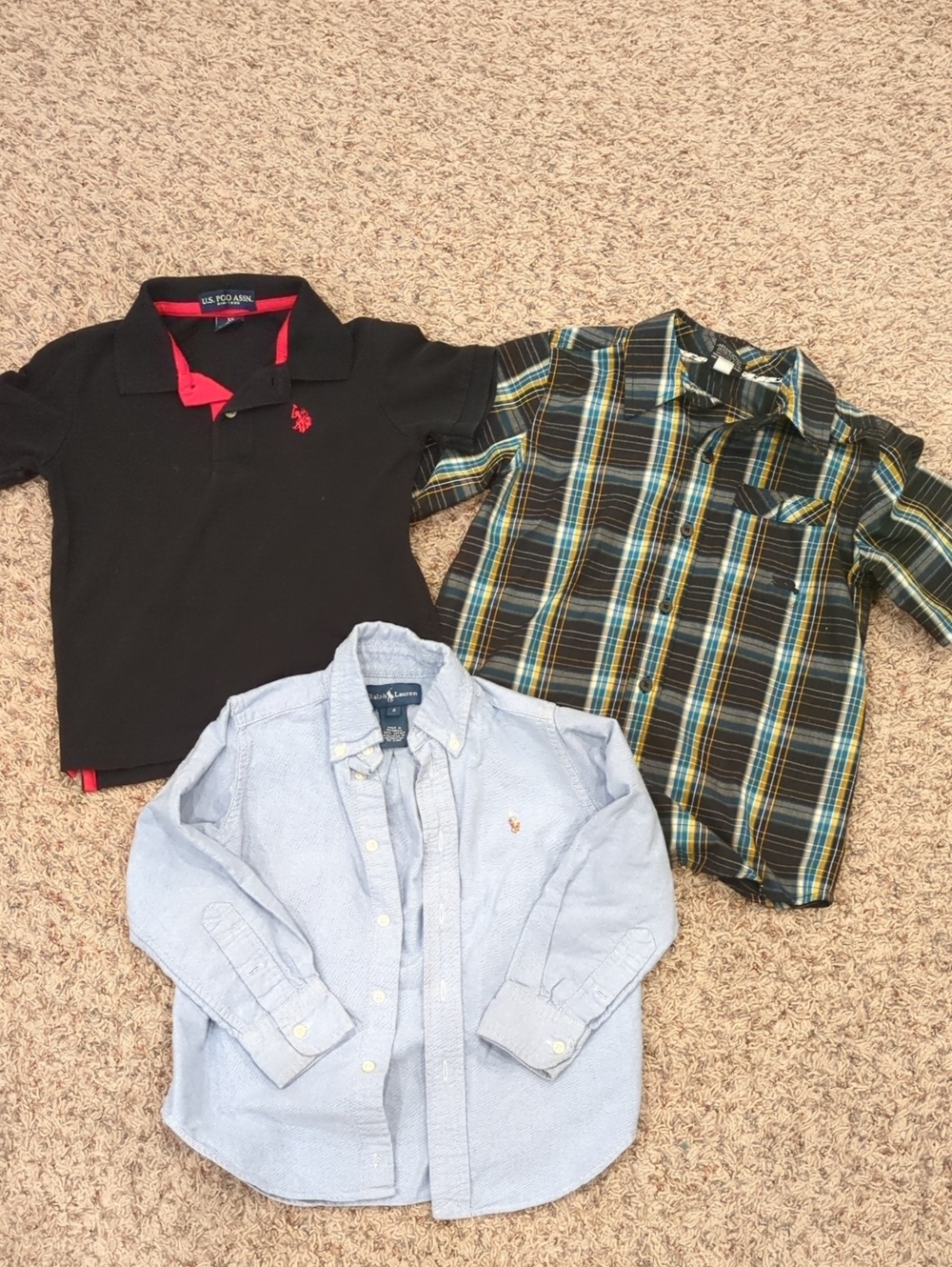 3 Boys Button Shirts Bundle